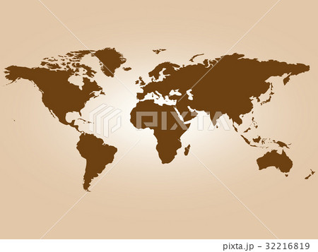 世界地図　グローバル　南北縮小　ビジネス 32216819