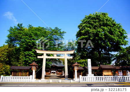 須賀神社 大鳥居 ( 祇園神社 ) 栃木県 小山市 須賀神社 大鳥居 ( 祇園神社 ) 栃木県 小山市 32218175