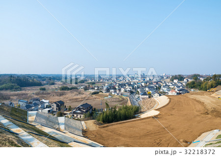 宅地造成工事のイメージ素材 32218372