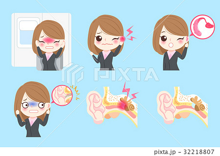 bussinessowman with tinnitus 32218807
