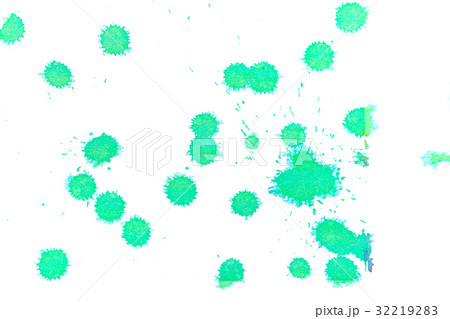 Abstract green ink splash 32219283