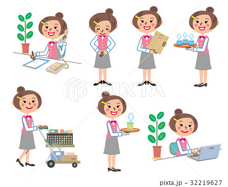 庶務 総務 仕事 OL イラスト 庶務 総務 仕事 OL イラスト 32219627
