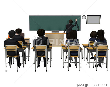 授業、学習イメージ(後方から) 32219771