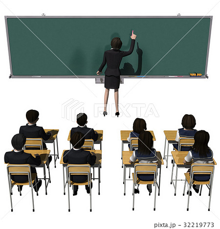 授業、学習イメージ(後方上から2) 授業、学習イメージ(後方上から2) 32219773