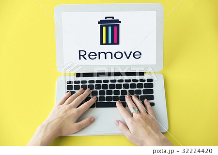Delete Remove Trash Can Application Graphic Delete Remove Trash Can Application Graphic 32224420