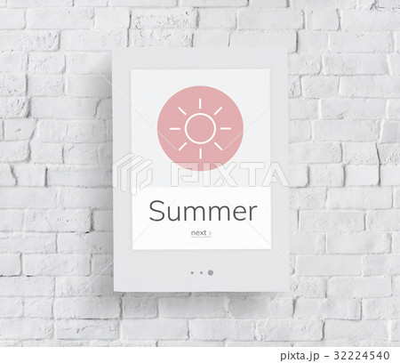 Summer Season Vacation Holiday Word Graphic 32224540