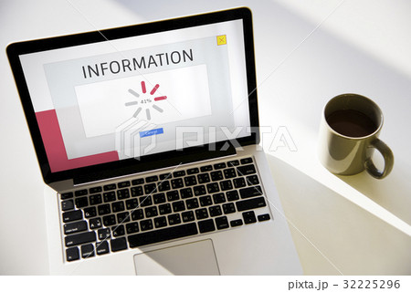 Technology concept on a device screen 32225296