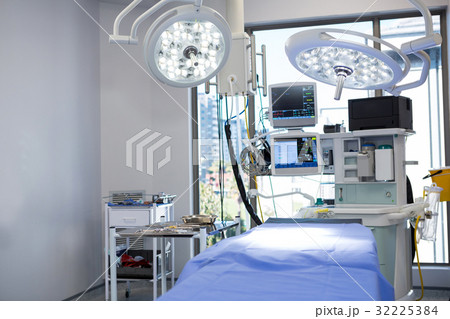 Equipment and medical devices in modern operating room Equipment and medical devices in modern operating room 32225384
