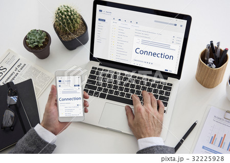 Email is digital technology for an online message. 32225928