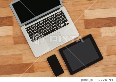 Laptop, digital tablet and mobile phone Laptop, digital tablet and mobile phone 32228194