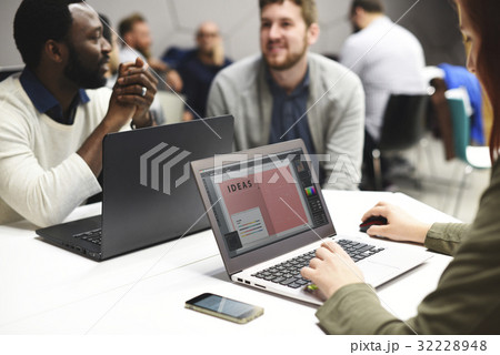 Business people creative talking discussion ideas 32228948