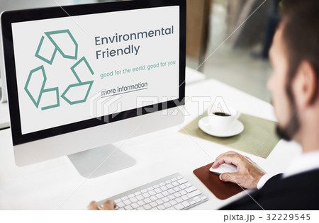 Recycle concept word on a device screen 32229545