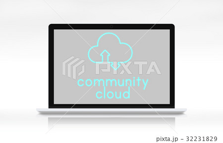 Cloud Computing Upload Download Icon Sign 32231829