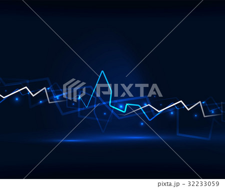 Neon lightning vector background 32233059