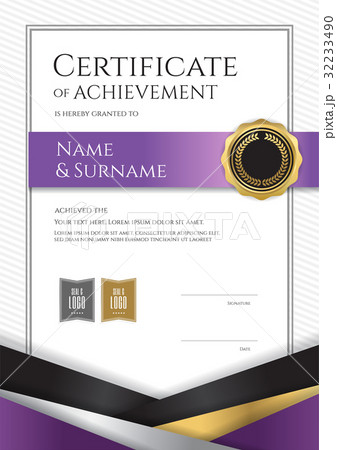 Portrait luxury certificate template elegant frame Portrait luxury certificate template elegant frame 32233490