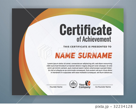 Modern Professional Certificate Template 32234128