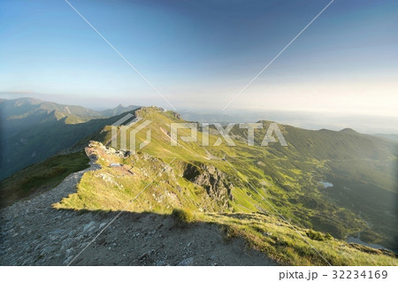 Carpathian mountains at dawn, Polish Tatras Carpathian mountains at dawn, Polish Tatras 32234169
