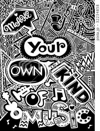 hand lettering quote. Hand drawn typography poster 32234858