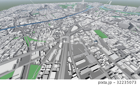 大阪　モデル　都市　景観 32235073