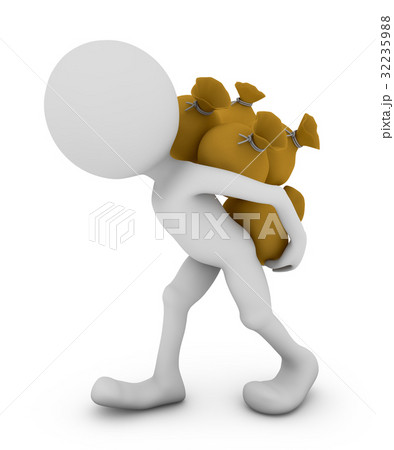 man with bags 32235988