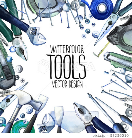 Watercolor repair tools frame 32236010