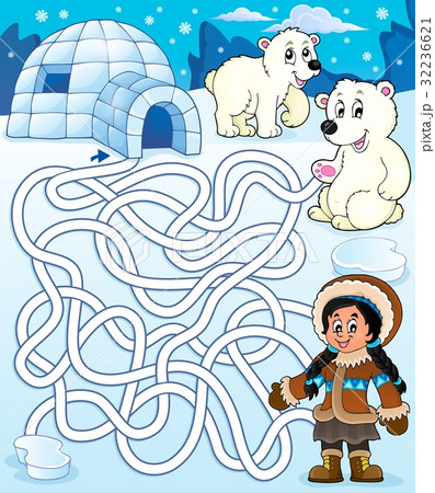 Maze 4 with arctic theme 1 32236621
