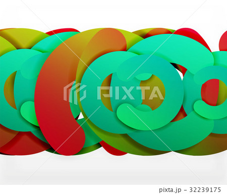 Circle geometric abstract background, colorful 32239175