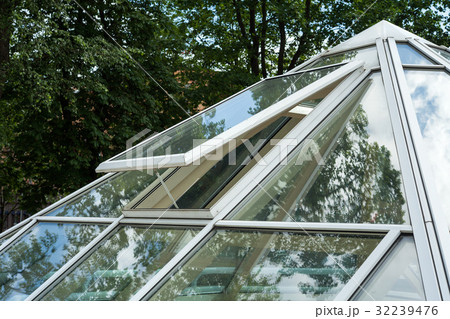 Building from double-glazed windows 32239476