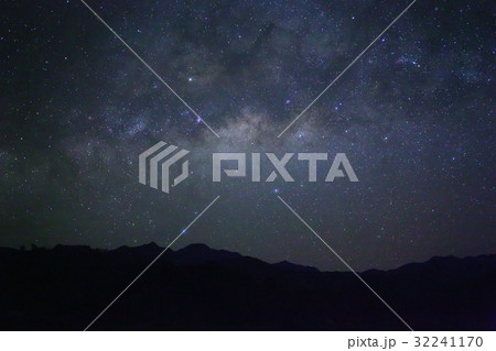 Milky way galaxy rising in Sabah, Borneo, Asia Milky way galaxy rising in Sabah, Borneo, Asia 32241170