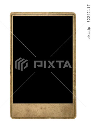 Old photo frame isolated on white  32242117