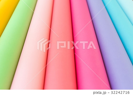 Colorful bright rolls of a paper Colorful bright rolls of a paper 32242716