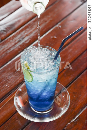 Blue Hawaii, Italian soda Blue Hawaii, Italian soda 32243847