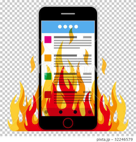 スマホ SNS 炎上 32246579