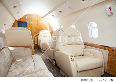 Interior in bright colors of genuine leather in Interior in bright colors of genuine leather in 32247176