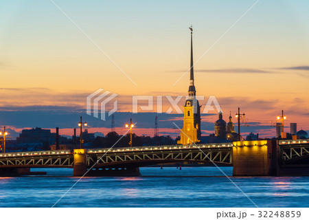 Palace Bridge and Peter and Paul Cathedral 32248859