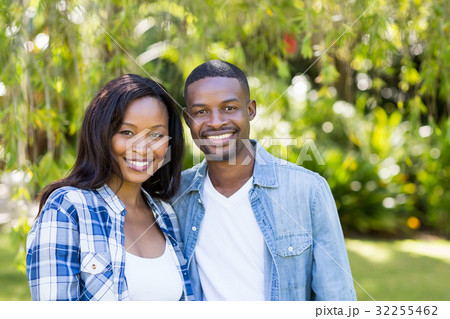 Happy couple posing together Happy couple posing together 32255462