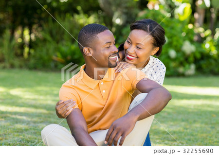 Happy couple posing together 32255690