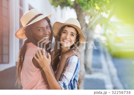 Friends embracing each other 32256738