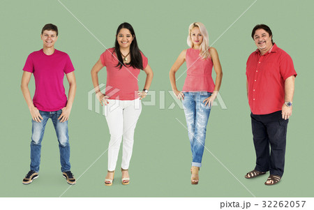 Set of Diversity Adult People Gesture Lifestyle Studio Portrait Set of Diversity Adult People Gesture Lifestyle Studio Portrait 32262057