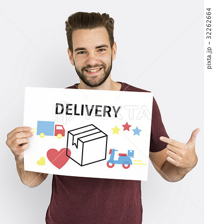 Illustration of transportation packages delivery Illustration of transportation packages delivery 32262664