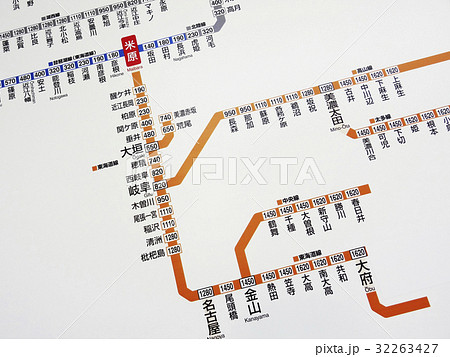 JR西日本の鉄道路線図の写真素材 [32263427] - PIXTA