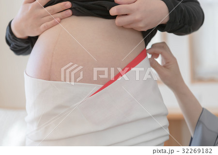 woman during pregnancy or shortly after childbirth 32269182