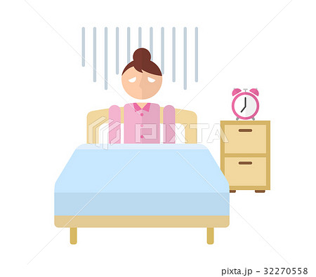起床する女性 32270558