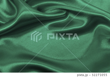 Smooth elegant green silk or satin luxury cloth Smooth elegant green silk or satin luxury cloth 32271055