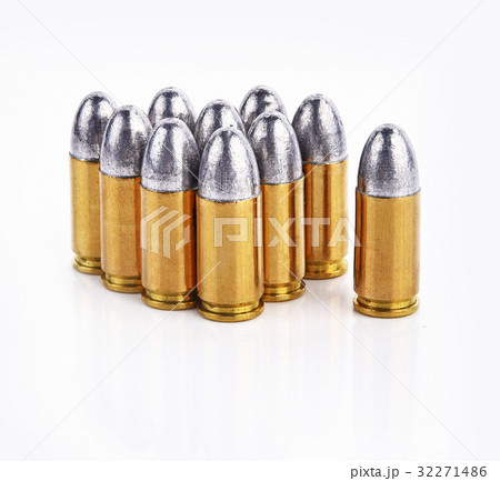 Bullet isolated on white background Bullet isolated on white background 32271486