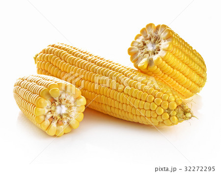 Corn on white background 32272295