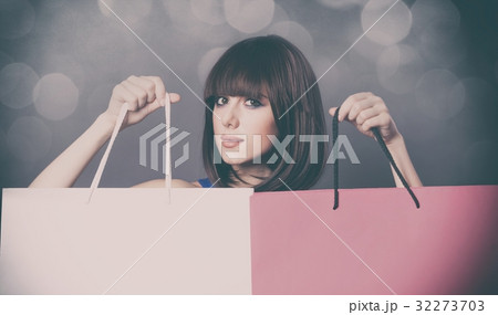 woman with colorful shopping bags woman with colorful shopping bags 32273703