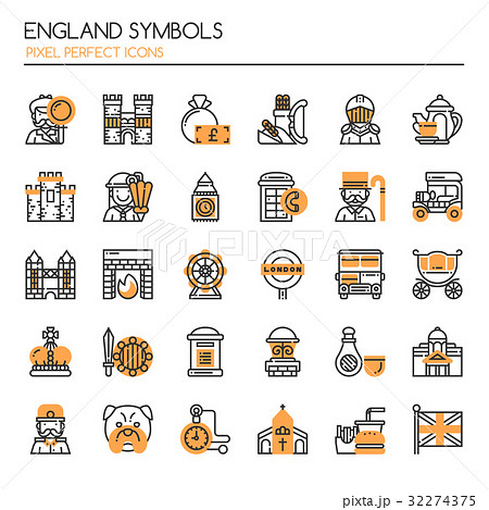 England Symbols  32274375
