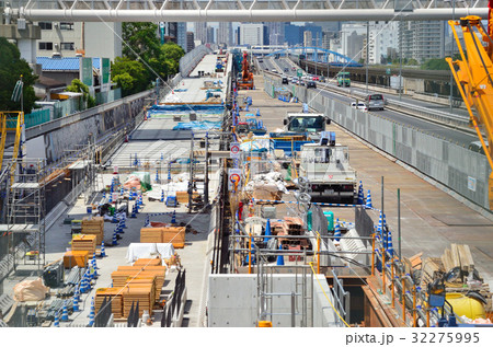 首都高速のリニューアル工事 32275995