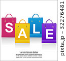 Sale Wording On Shoping Bags On White Background 32276481